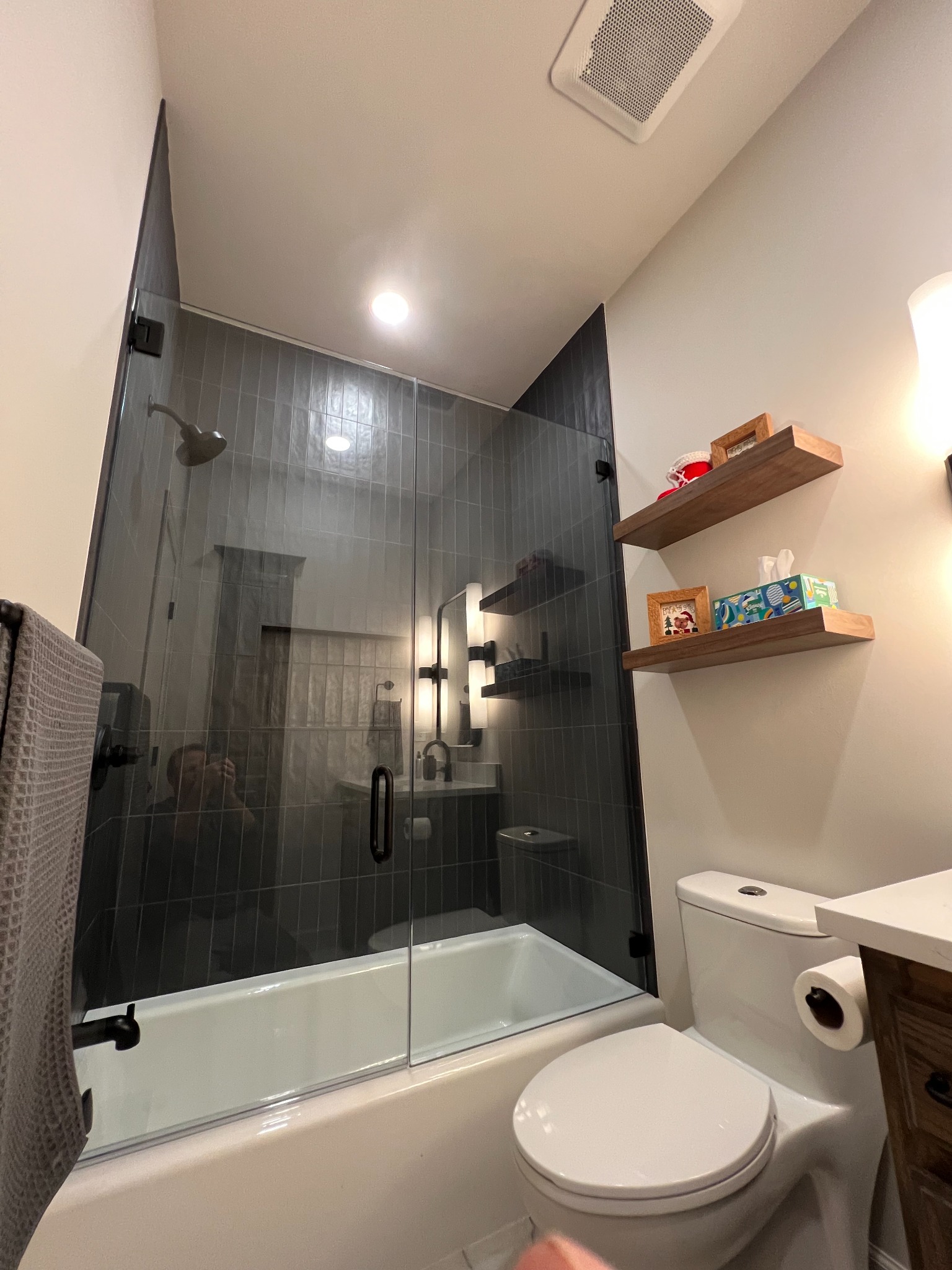 Frameless shower glass project 1