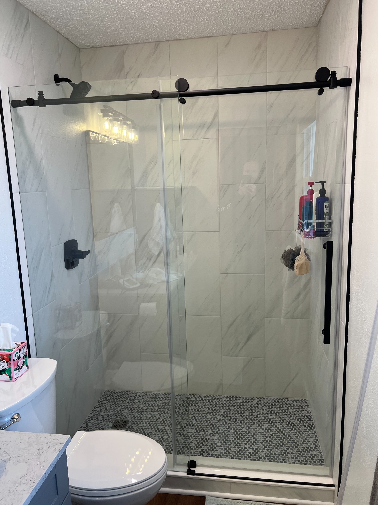Frameless shower glass project 2