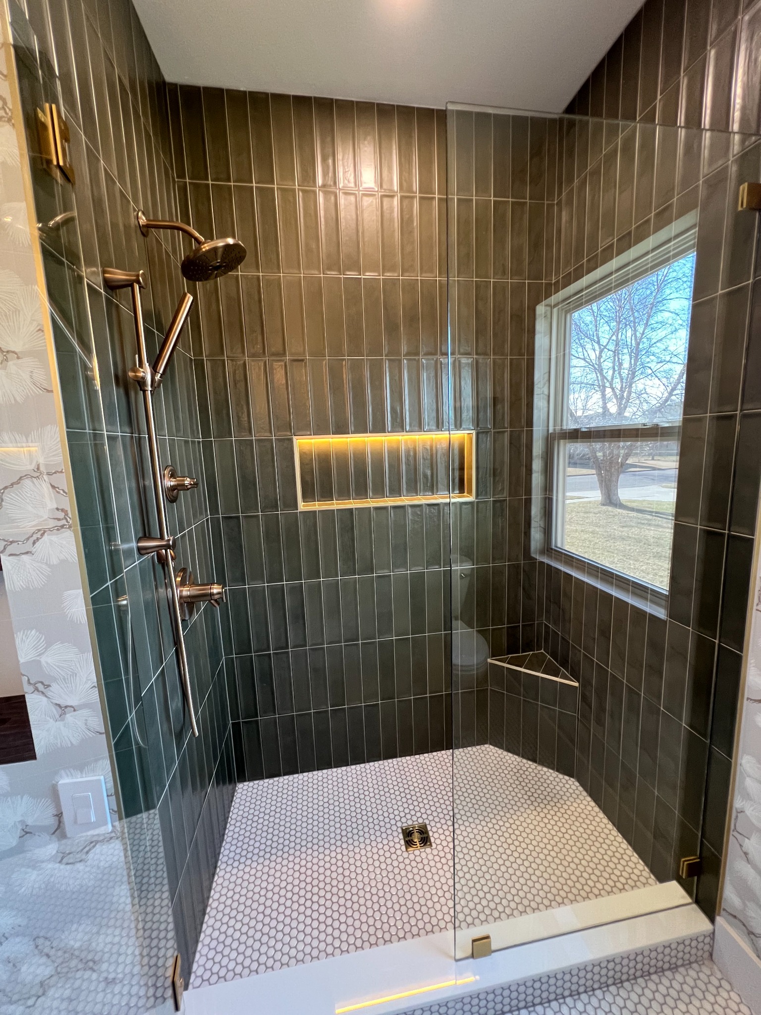 Frameless shower glass project 3