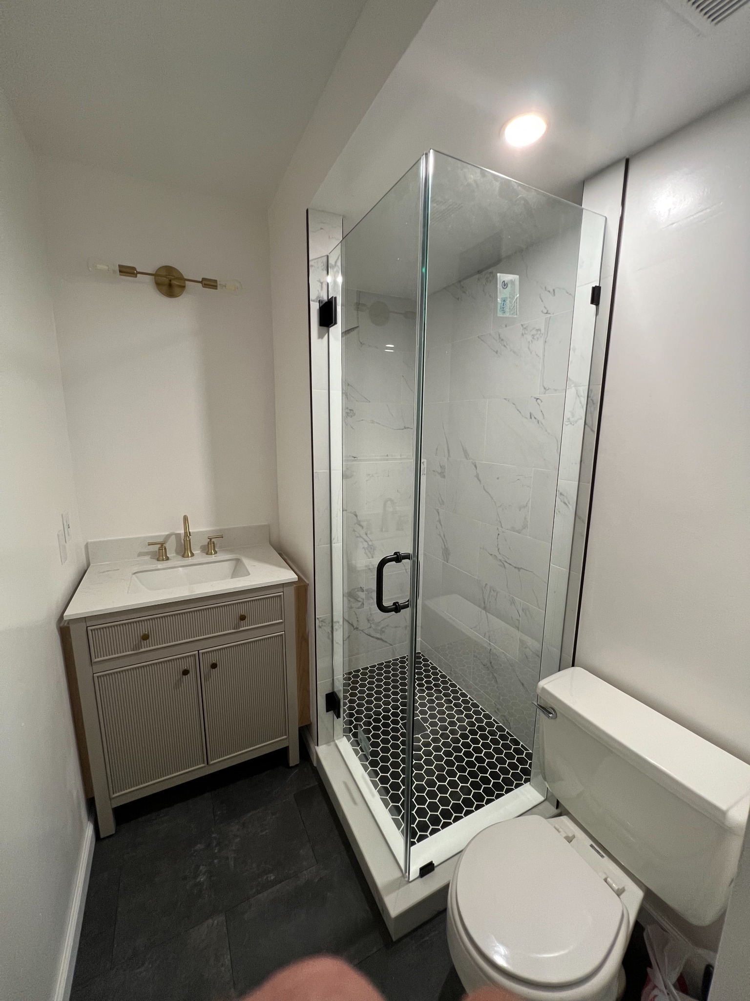 Frameless shower glass project 4